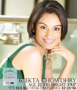 Ekta Chaudhary - Femina Miss Talented